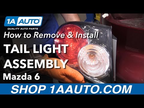 How to Replace Tail Light Assembly 06-08 Mazda 6