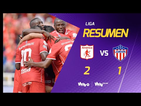 América vs Junior (Goles y highlights) Liga BetPlay Dimayor 2022-II | Fecha 8