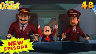 Motu Patlu Cartoon in Hindi  Motu The Pilot  Carto