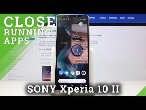 Sony Xperia 10 II How to Turn Off Running Apps | Close Running Apps in Android