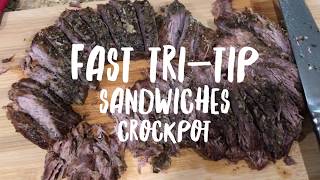 Cook Easy Crockpot TRI TIP dinner l wife life