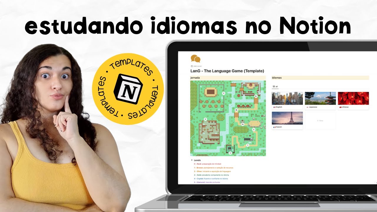 Como estudar um idioma em Notion (+ TEMPLATE)