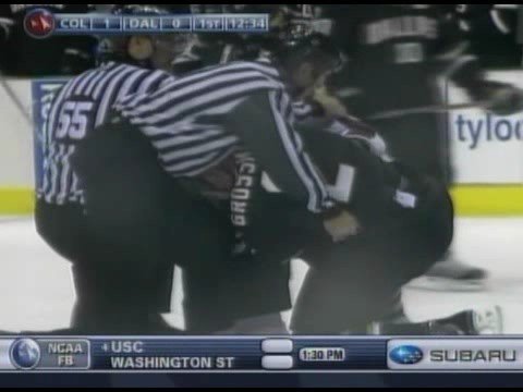 Cody McCormick vs Nicklas Grossman Oct 18, 2008