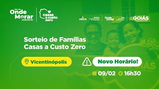 Sorteio de Famílias em Vicentinópolis