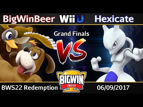 BigWinSmash 22 - Redemption Grands - BigWinBeer (Duck Hunt, Bowser) v Hexicate (Mewtwo, Cloud)