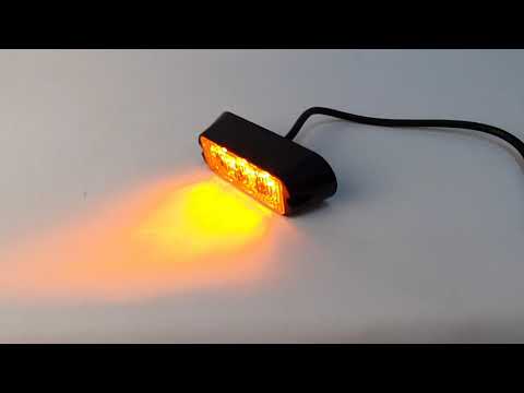 Проблесковая фара- вспышка Samrai, 11.5 см, 18 режимов работы