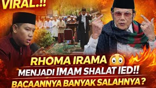 Download lagu Rhoma Irama Leads Eid Prayers Viral!! Many of His Recitations Are Wrong?? mp3