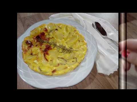 FRITTATA DI PATATE E CIPOLLE AL FORNO
