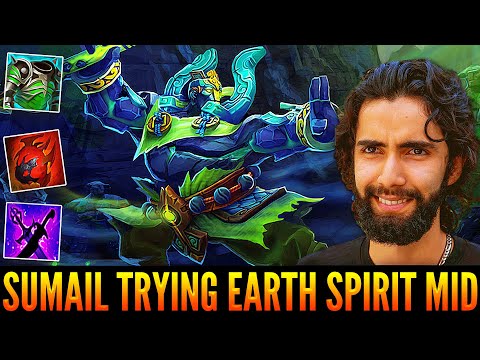 👉 SUMAIL Trying Earth Spirit On Md And Having Super Intensive Fights Whole Game - Dota 2
