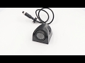 AHD 720P kamera CCD Sharp 12V - čierna v plastovom obale s IR / 4-PIN (62x63x84mm) - Video Youtube