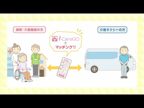 i-CareGO  アプリで簡単に介護タクシー予約