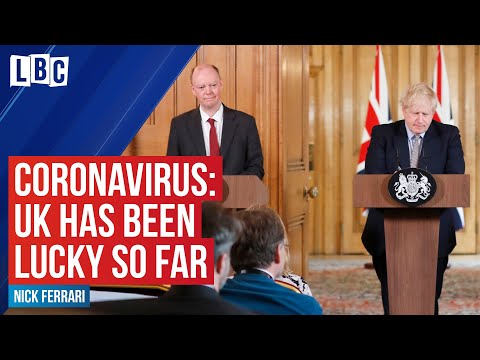 コロナウイルス。英国はこれまでのところ幸運だった、と最高医学責任者は言う｜LBC (Coronavirus: UK has been lucky so far, says Chief Medical Officer | LBC)