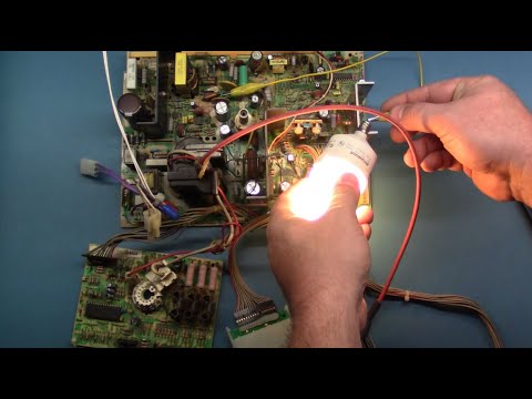 Arcade Monitor Chassis Repair - K7400/K7500 'Light Bulb' Power Supply and B+ Testing