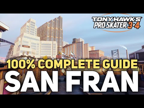 San Francisco - All Goals & Secrets - Tony Hawk's Pro Skater 3 + 4