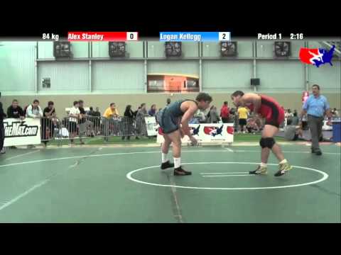 Alex Stanley vs. Logan Kellogg at 2013 ASICS University Nationals - FS