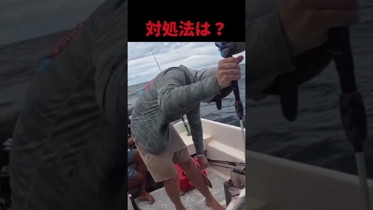 釣りの怖い瞬間