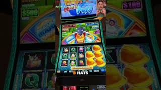 Slot Machine Craze: Chasing Mansions and Big Hat Wins! #shorts