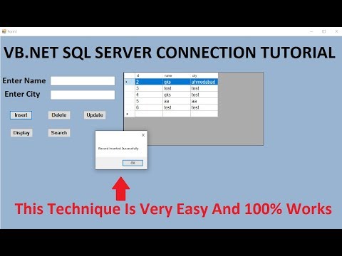 insert update delete view and search data from sql database in VB.NET