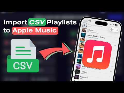 How to Import CSV Playlists to Apple Music Video Tutorial