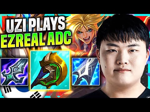 UZI THE EZREAL BEAST WITH NEW ITEMS!  |  UZI Plays Ezreal ADC vs Kai'Sa!  Preseason 11