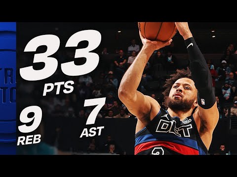 Cade Cunningham Scores 33, Snaps Hornets 9-Game Win Streak | February 9, 2026