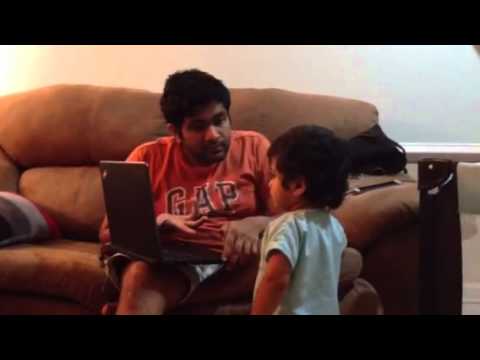 Conversation between Ashvik and appa