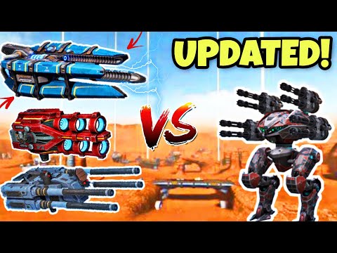 🔥 LEECH VS ALL TITAN WEAPONS UPDATED COMPARISON || WAR ROBOTS TEST SERVER
