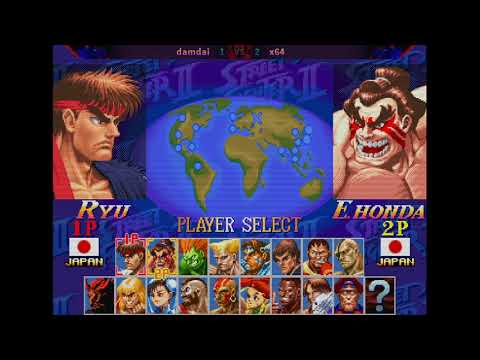 damdai [Ryu] vs. x64 [O.Gief/Honda/O.Boxer] - FT3 - Super Street Fighter II Turbo: New Legacy v0.5