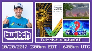 10/20/2017 - Commodore Amiga - Amiga in Pixels Book & Sociable Soccer Launch Day