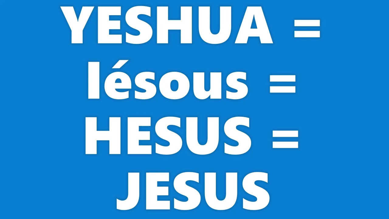 Putar video YESHUA = IESOUS = HESUS = JESUS Transliterate Hebrew name = Greek = Tagalog = English name sound sekarang YESHUA = IESOUS = HESUS = JESUS Transliterate Hebrew name = Greek = Tagalog = English name sound