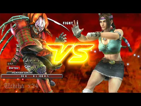 Yoshimitsu vs Julia Tekken Dark Resurrection  OL PS3 Supervivencia ( Uchiha x24 )