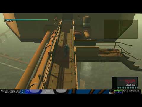 Metal Gear Solid 2: Sons Of Liberty Level 3 Grip% (9:44. VE Difficulty)