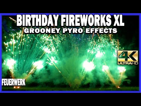 ⁽⁴ᴷ⁾ Birthday Fireworks XL - Grooney Pyro Effects - Uchelen, NL - 10-06-2022