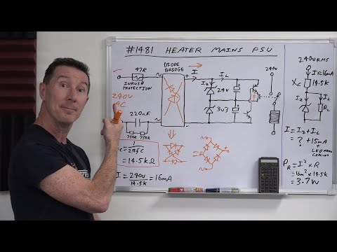 EEVblog 1482 - Mains Capacitor Zener Regulator Circuit