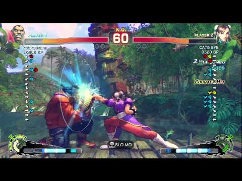 Haneyama [Chun] vs kotarousann [Balrog] SSF4 Japanese Online Ranked Matches - TRUE-HD