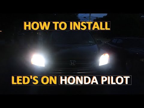 How to install LED's on a 2005 Honda Pilot EXL | Zad AT