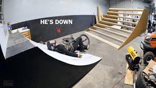Cory Built A Ramp! And Then He Crashed..
