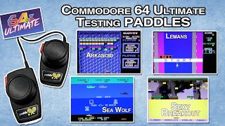 Do PADDLE games work on the Commodore 64 ULTIMATE?