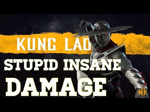 Mortal Kombat 11 - Kung Lao Combo Tutorial (STUPID INSANE DAMAGE)
