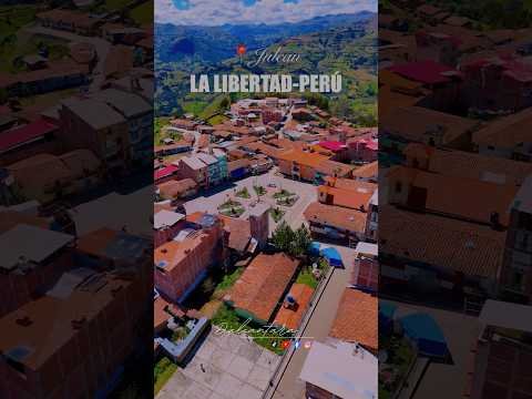 Vista panorámica plaza de armas provincia de Julcan la libertad-Perú