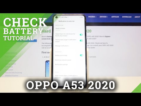 How to Turn On Battery Percentage on OPPO A53 2020 – Enable Battery Percentage
