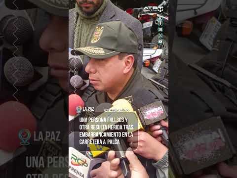 Una persona fallece y otra resulta herida tras embarrancamiento en la carretera a Palca