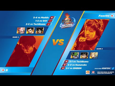 B vs FENRITTI - FT5 | Liga Nacional - Japón - Semana 5 | Dragon Ball FighterZ