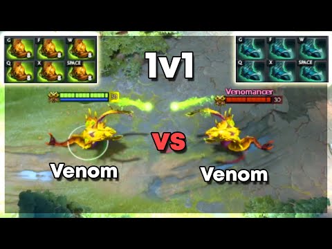 6x Boots of Bearing Venom vs 6x Guardian Greaves Venom | Dota 2 1v1 Level 30 | Who Will Beat?