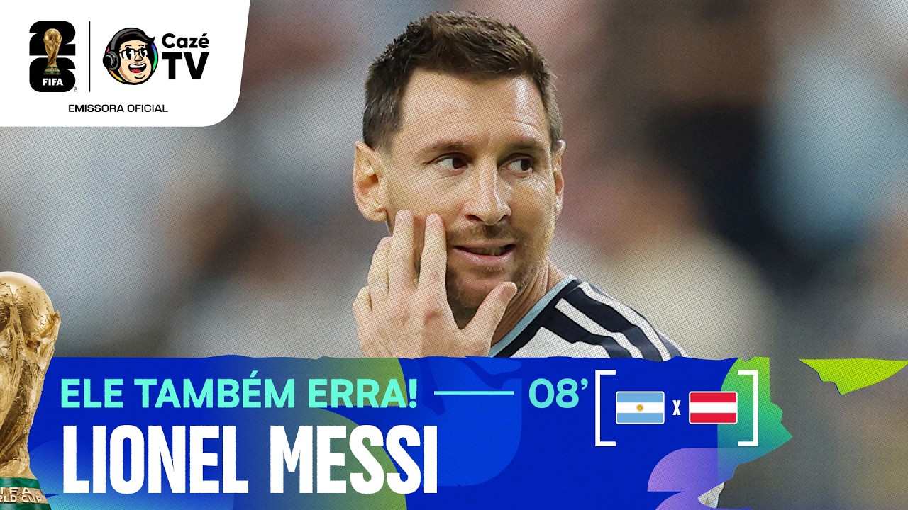 RECORDE ADIADO! LIONEL MESSI DESPERDIÇA PÊNALTI CONTRA A ÁUSTRIA E SEGUE COM 16 GOLS EM COPAS