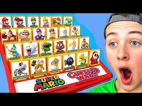 GUESS the SUPER MARIO Character (challenge)
