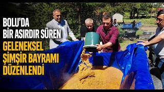 Boluda Bir Asırdır Süren Geleneksel Şimşir Bayramı Düzenlendi