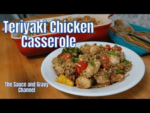 Teriyaki Chicken Casserole | Easy Homemade Teriyaki Sauce Recipe | Casserole Recipe