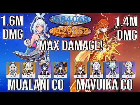 🔥Mualani & Mavuika DESTROY Spiral Abyss 12 | Genshin Impact