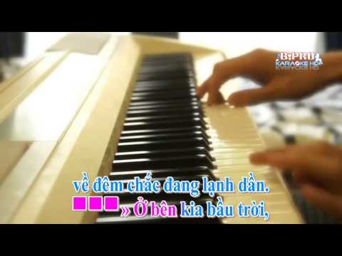 Karaoke HD Chiec Khan Gio Am Tien Cookie's Version   Piano Cover Minh Pham
